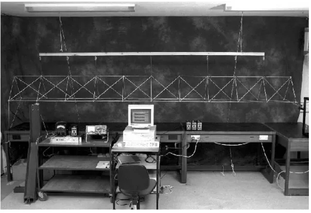 Fig. 1 shows the geometry of the boom structure before optimization. All the 93 Euler–Bernoulli beams in the structure have the same basic properties: all the rods have a ﬂexuralrigidityBased on initial trial experiments, the value of the structural viscou