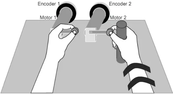Fig. 1.Schematic diagram of the apparatus used to create objects with novel dynamic relations