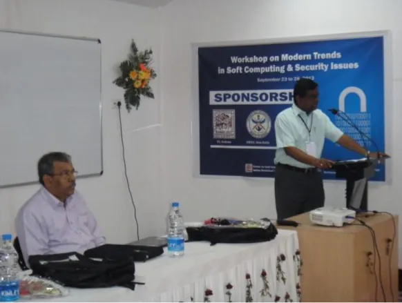 Figure 1: Workshop on Modern Trends in Soft Computing and Security Issues   Date: September23 – 28, 2013