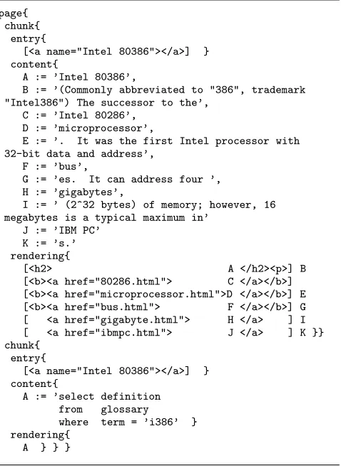 Figure 5: An Example Hyperpage Speciﬁcation