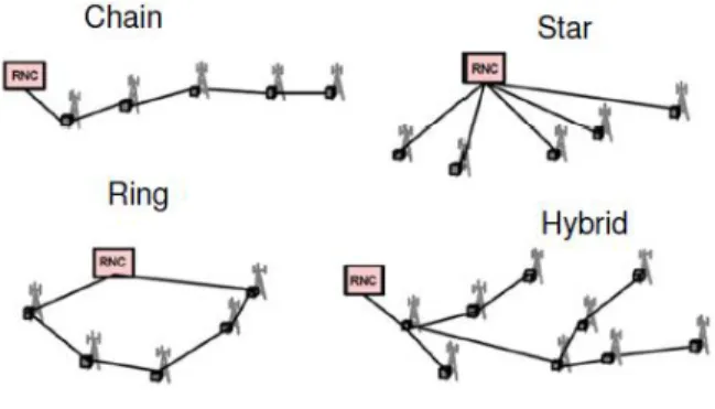 Figure 6. Access Network Topologies. 