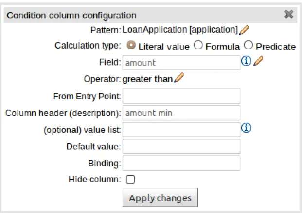 Figure 4.38. Simple Condition popup
