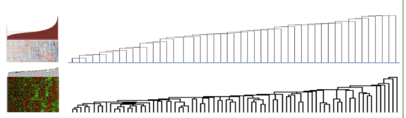 Figure 2.1 Clustering patient data is more difficult than cell-based data.   