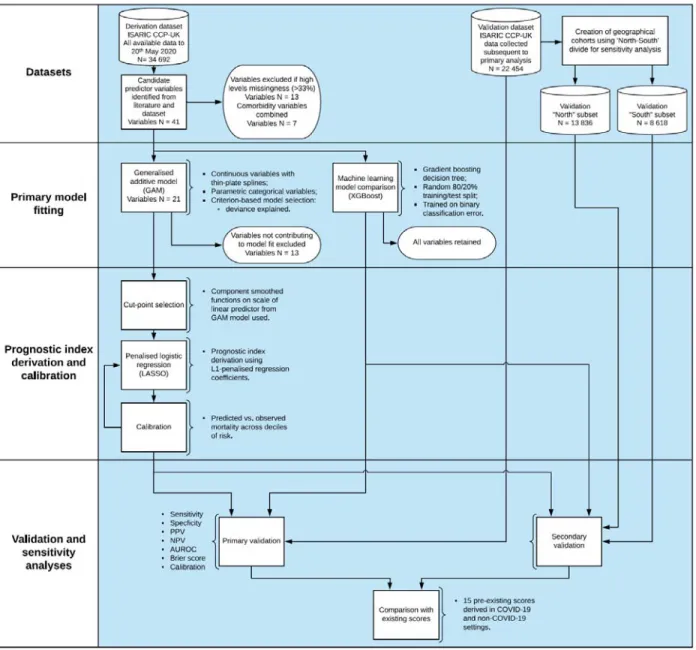 Figure 1. Model derivation and validation workflow. 