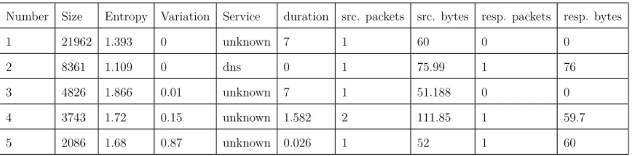 Table 6.7: 5 Large Heterogenous Clusters Some key observations from homogenous clusters include: