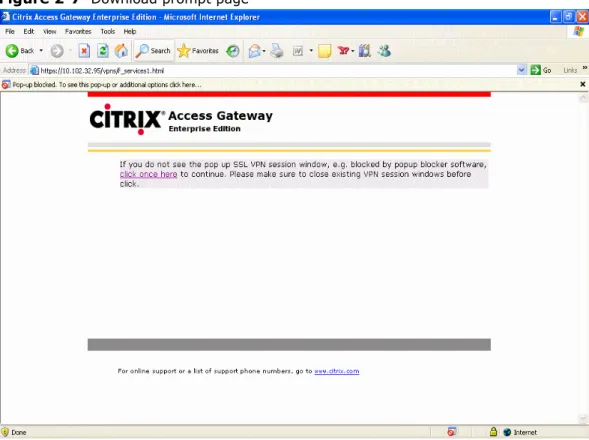 Figure 2-7   Download prompt page