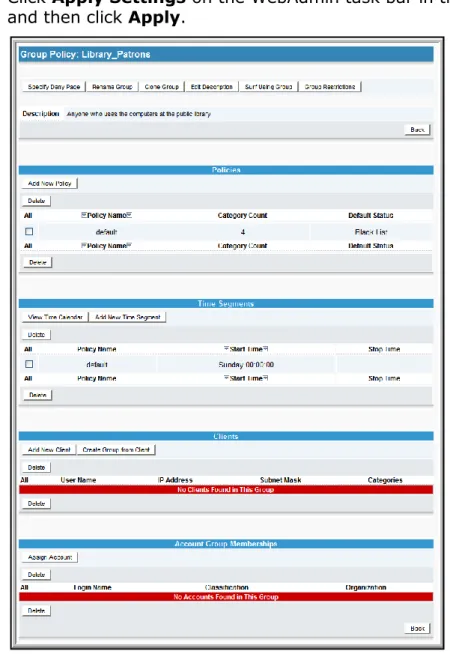 Figure 6 Group Policy page 