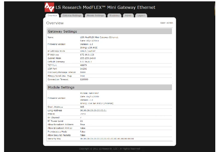 Figure 4 Web Server Home Page 