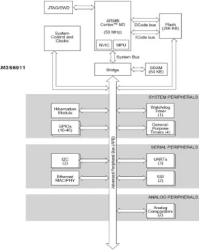 Figure 2 LM3S6911 Block Diagram 