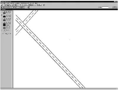 Fig. 6. Feature Analyst classification using spatial attributes to extract only the tar- tar-geted white lines on the runway 