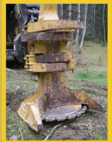 FIGURE 7.  A feller-buncher head. 
