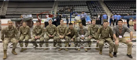 Figure 11. 2018-2019 West Point Steel Bridge Team. 