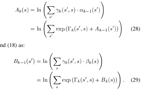 table lookup steps.in (30) isa known weighting coefficient, evaluating the branch metrics