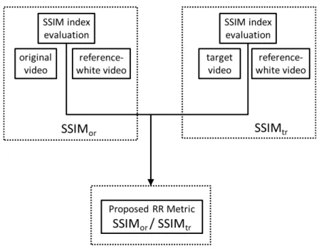Figure 3.1 - Overview of the proposed VQA Metric 