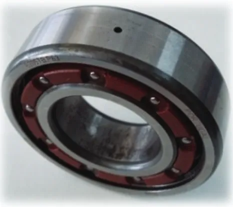 Figure 5: Outer race damaged bearing.