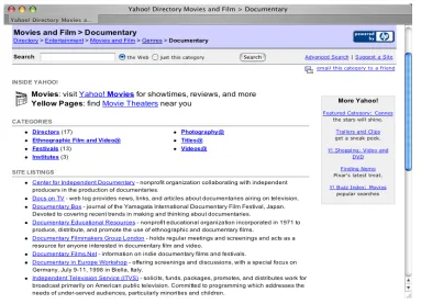 Fig. 4. Example of a multipane file browser in which items expand into the adjacent pane(Watson, Carelie Software)