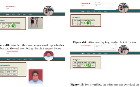 Figure -15: key is verified, the other user can download the attachment. 