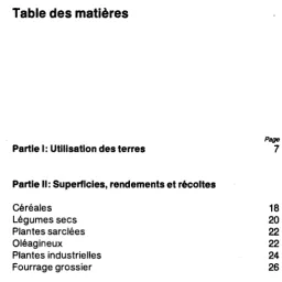 Table des matières 