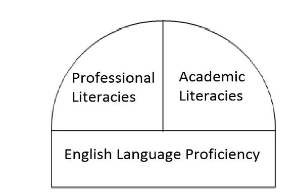 Figure 1 English language proficiency as a precursor for contextualised use