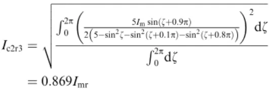 Table 1 Load capacity under different fourth open-circuit fault conditions.