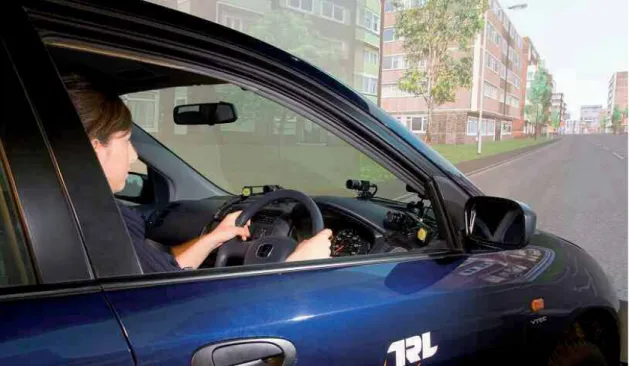 Figure 1: TRL driving simulator, DigiCar 