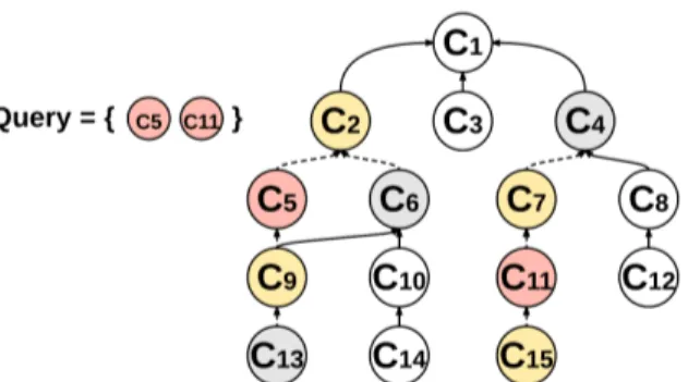 Figure 2.4: A labeled DAG representing sub-graph of SNOMED-CT ontology in Figure 2.2.