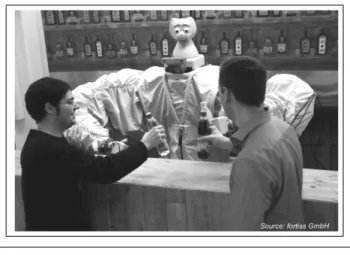 Fig. 1. A socially aware robot bartender