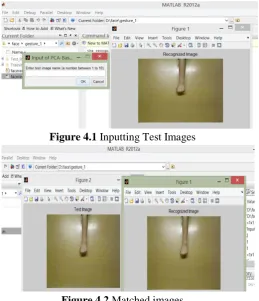 Figure 4.1 Inputting Test Images 