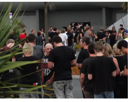Figure 7: A Sea of Black – System of a Down Audience