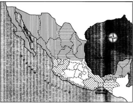 Figure 2 depicts the 10 regional dialects identified by Lope Blanch (1997).  