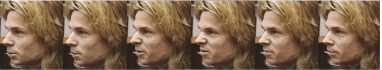Figure 2.2 Example of a micro-expression in a real situation, source YouTube 1 .