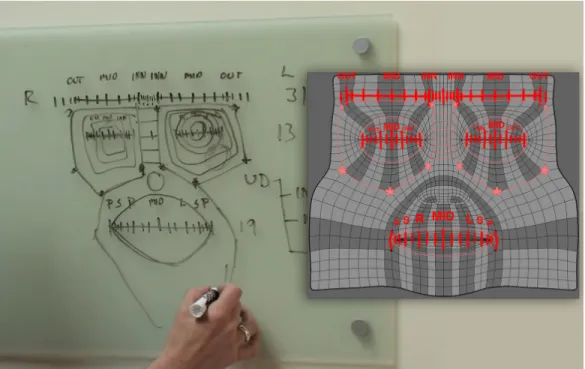 Figure 5.6: Brian Tindall Explains How the Face Mesh is Designed