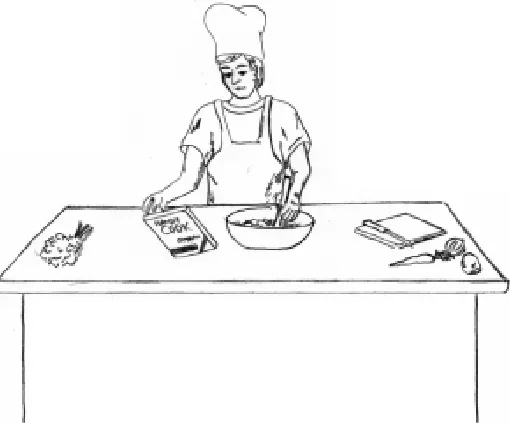 Fig. 4. Cookbook science. Doing science is not as straightforward asfollowing a recipe