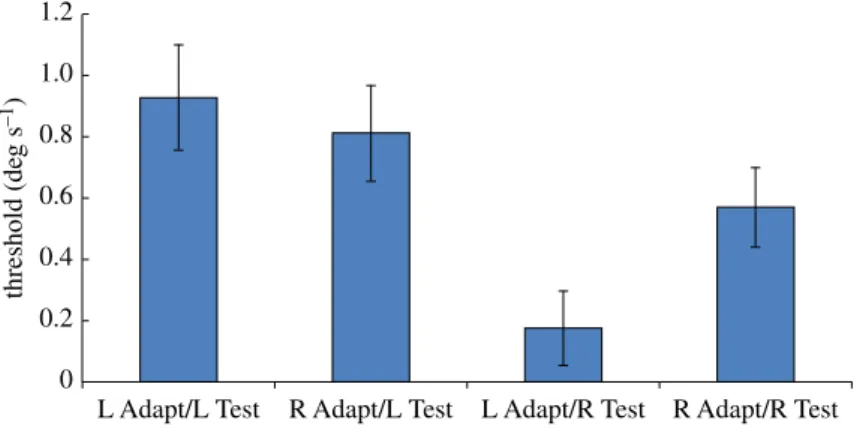 Figure 3. Results of Experiment 3. Stimuli were identical to those in Experiment 2, but the task was the same as that in Experiment 1