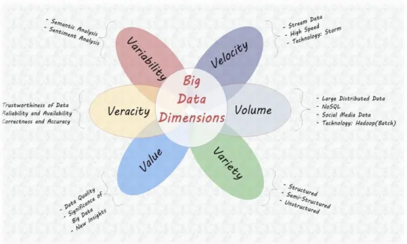 Figure 3-1: Big Data V-features 