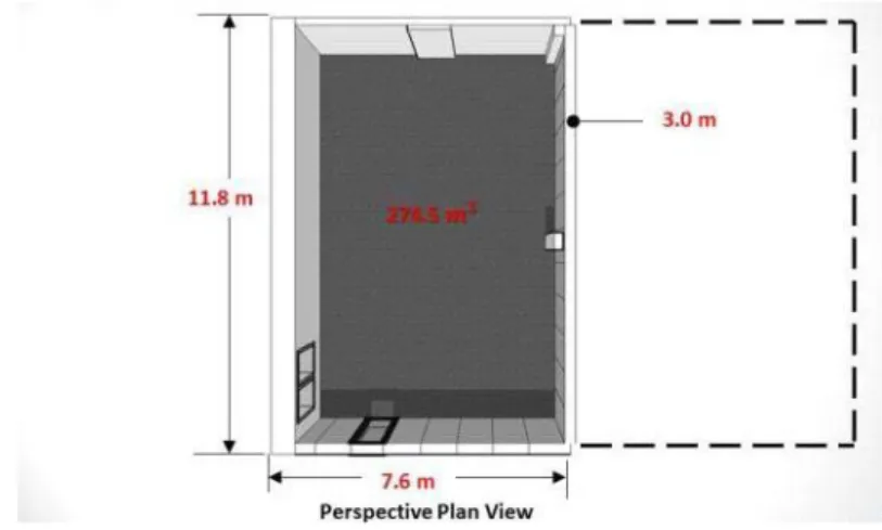 Figure 2: Interior view of Epod without additional absorptive materials 
