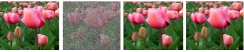 Figure 5. (a) Original image 4 (Pepper), (b) Image with 30% impulse noise, generated using two-sided fixed impulse noise model, (c) Filtered output of ANCLPVMF, (d) Filtered output of  PROPOSED METHOD