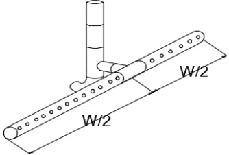 Figure 2. Conventional outlet device for the effluent of the subsurface flow wetland. 