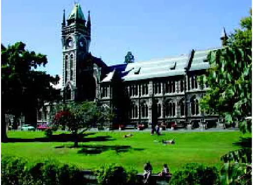 Fig. 5. One of the foundation buildings of the University of Otago.