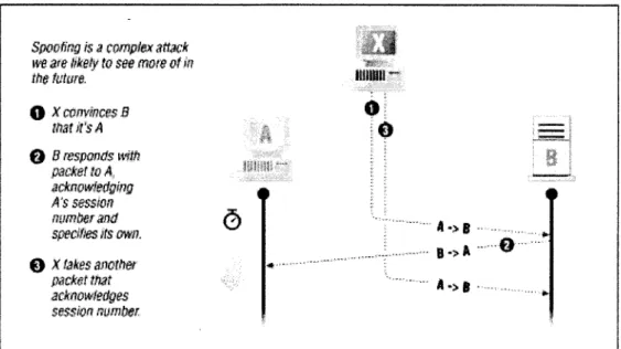 Figure 2.3: IP Spoofing Attack