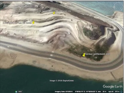 Figure 5: Paga Hill, 15 June 2016  Source: Google Earth 