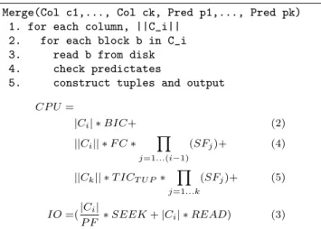 Figure 7: Query plans for EM-piplined (a) and EM- EM-parallel (b) strategies