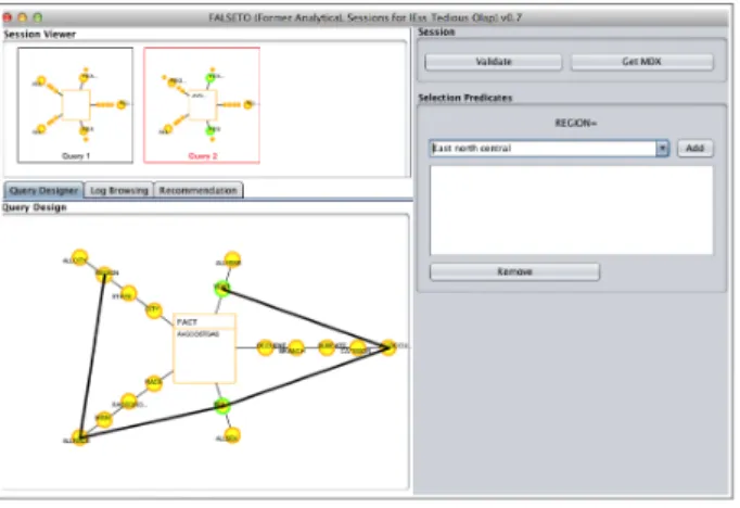 Figure 2: Falseto’s main user interface