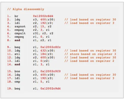 Figure 2.3: Code Segment from SPEC CPU2006