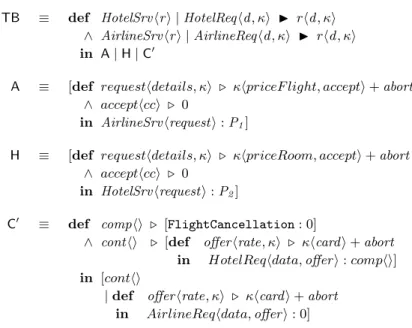 Figure 10. Trip Booking as a multi-step transaction