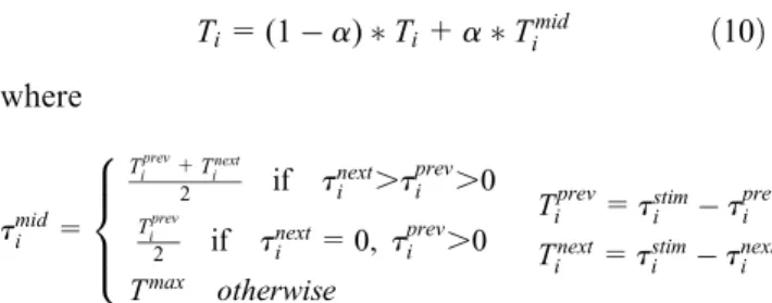 Figure 5 depicts the pseudocode of the randomization-based algorithm and offset t i with  sta-ble sensor nodes when applying the  randomization-based algorithm, thus providing the value of t as  illu-strated in Figure 4.