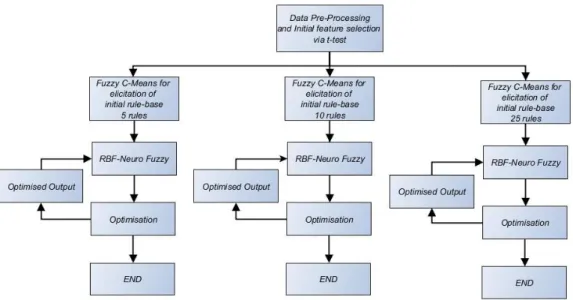 Figure 3.4: Modelling structure for the prediction of survival in bladder cancer.