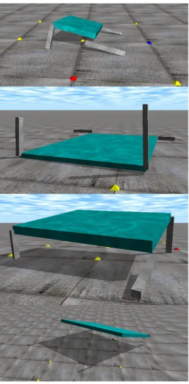 Fig. 1. Various sizes of quadruped EVCs were algorithmically generated with unique  ANN con-trollers