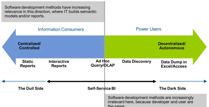 Figure 1. Find the Right "Sweet Spot" for Business Intelligence