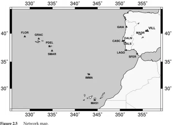 Figure 2.5 Network  map. 